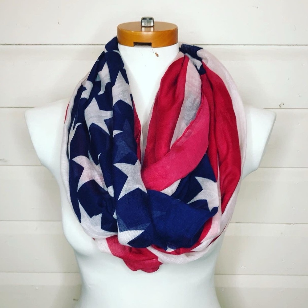 Stars and Stripes Infinity Scarf